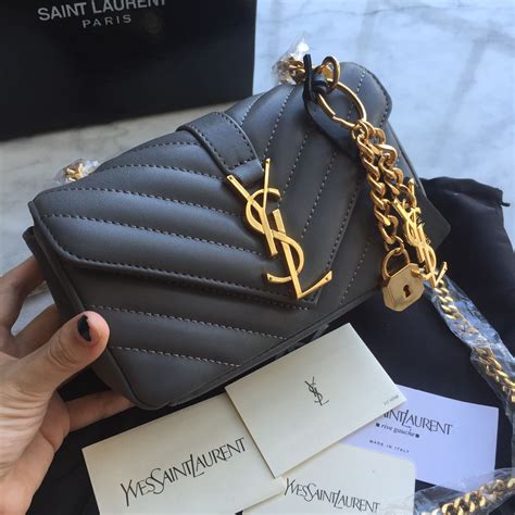 ysl small chain mail bag